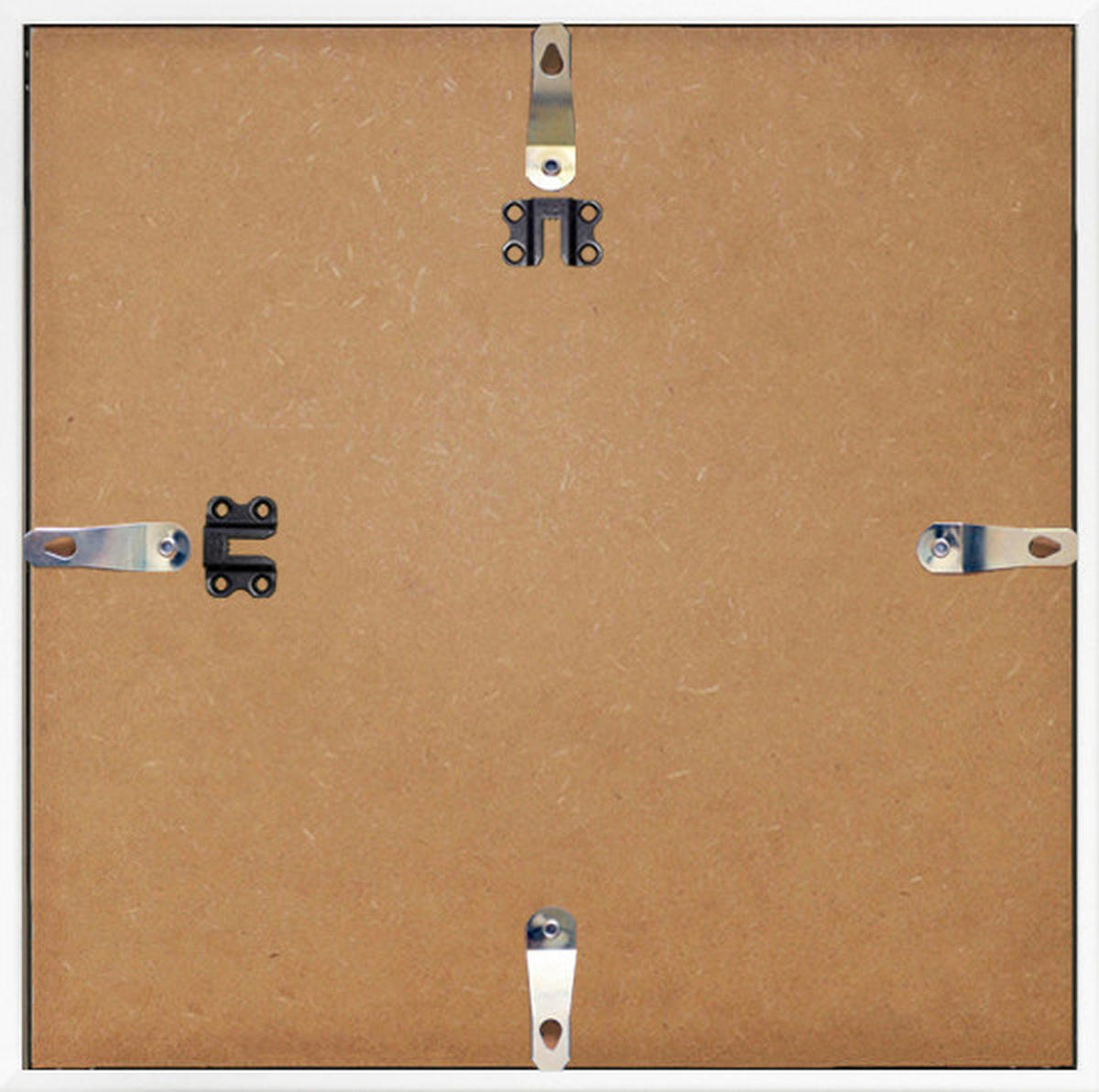 BILDERRAHMEN - Weiß Hochglanz, Basics, Papier/Holzwerkstoff (30/30/1,8cm)
