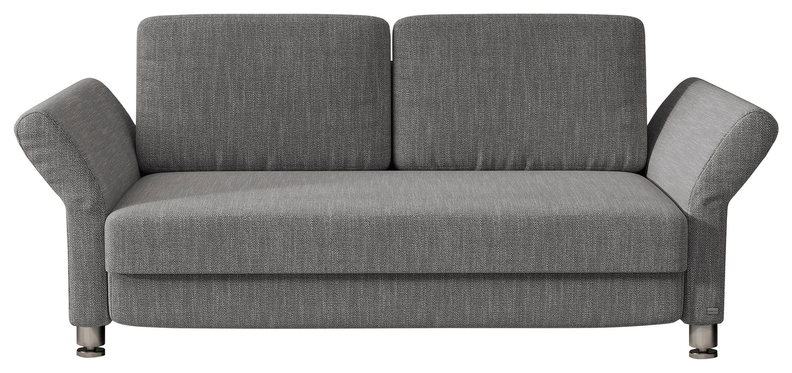 SCHLAFSOFA Flachgewebe Grau  - Chromfarben/Grau, Design, Textil (160/84/96cm) - RUF Betten