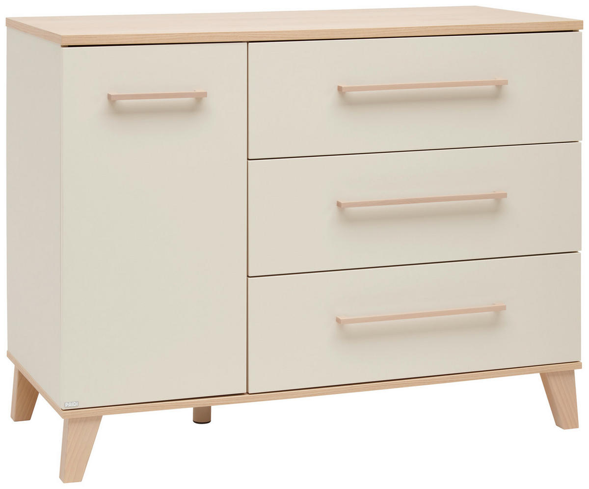 WICKELKOMMODE MALIO 123,5/94,9/55,6 cm  - Kirschbaumfarben/Beige, Basics, Holzwerkstoff (123,5/94,9/55,6cm) - Paidi