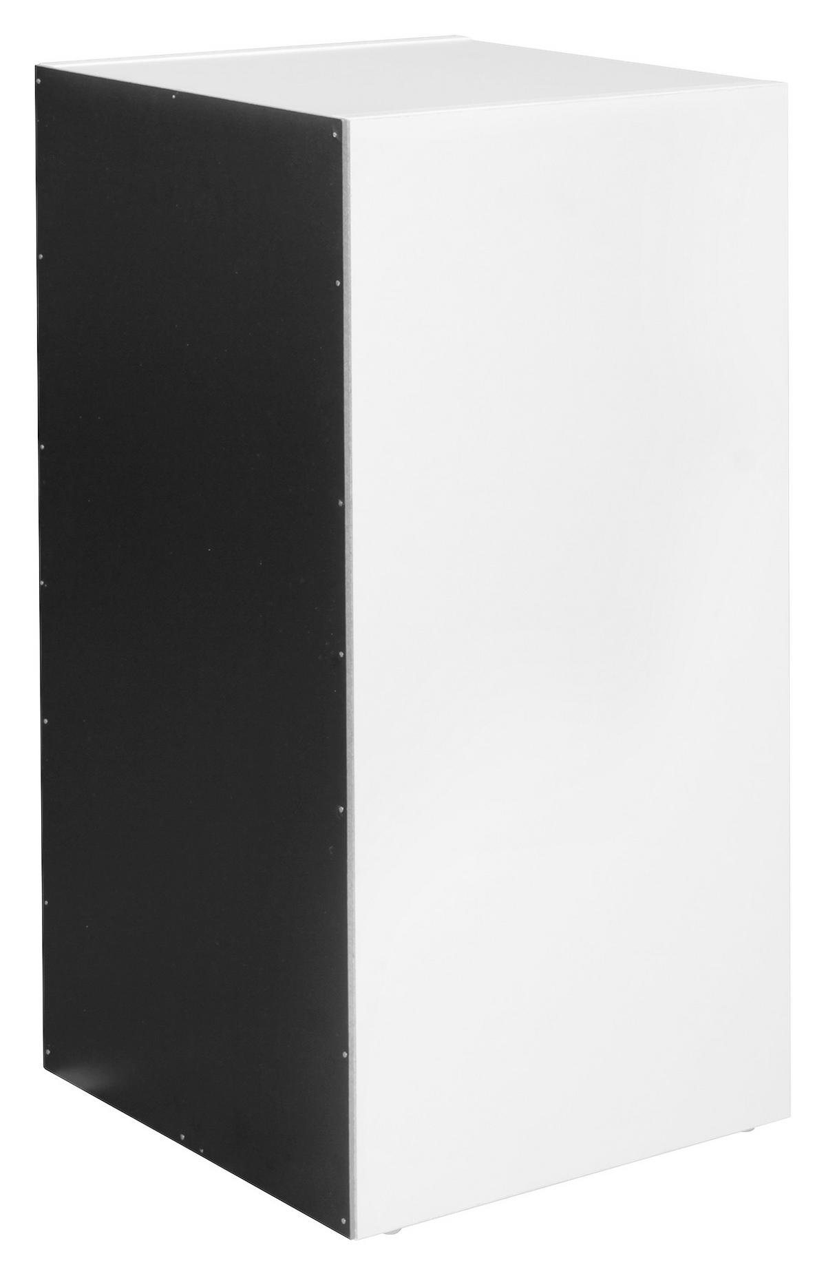 REGAL crna, bijela  drvni materijal  - bijela/crna, Konvencionalno, drvni materijal (30/60/30cm) - MID.YOU
