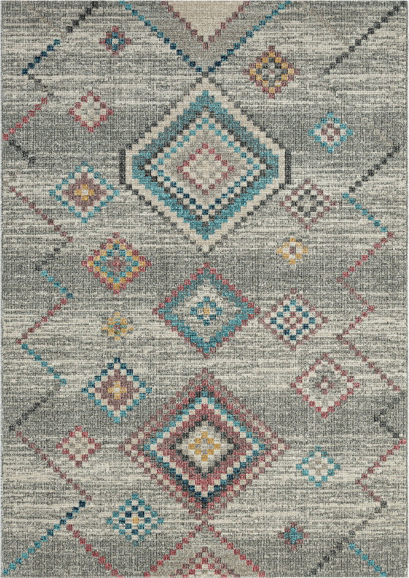 OUTDOORTEPPICH für Terrasse und Balkon 140/200 cm Salsa Outdoor Creme, Pastellgrün  - Pastellgrün/Creme, KONVENTIONELL, Textil (140/200cm)