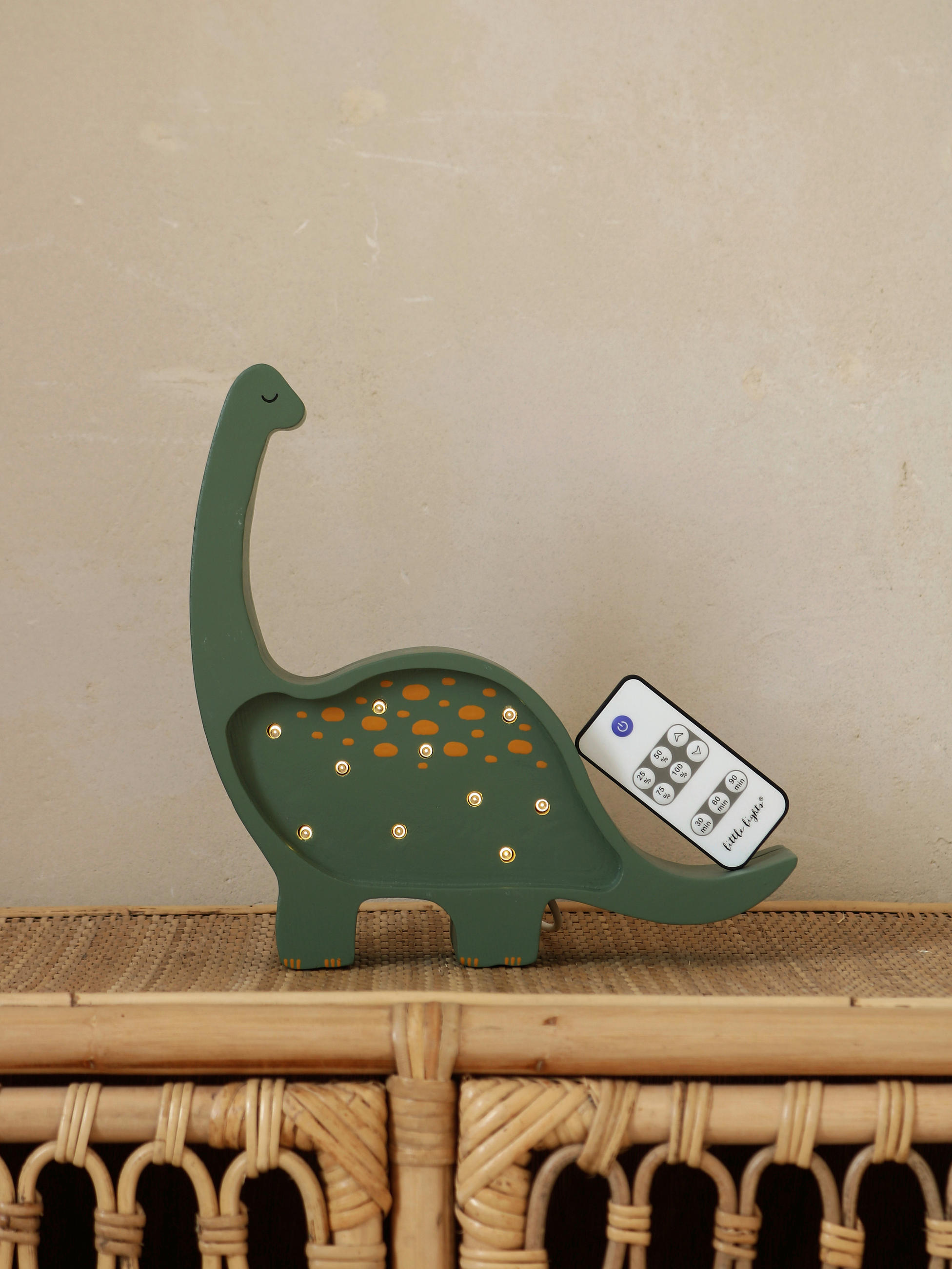 KINDERWANDLEUCHTE Animals 22/5.5/24 cm   - Dunkelgrün, Trend, Holz (22/5.5/24cm)