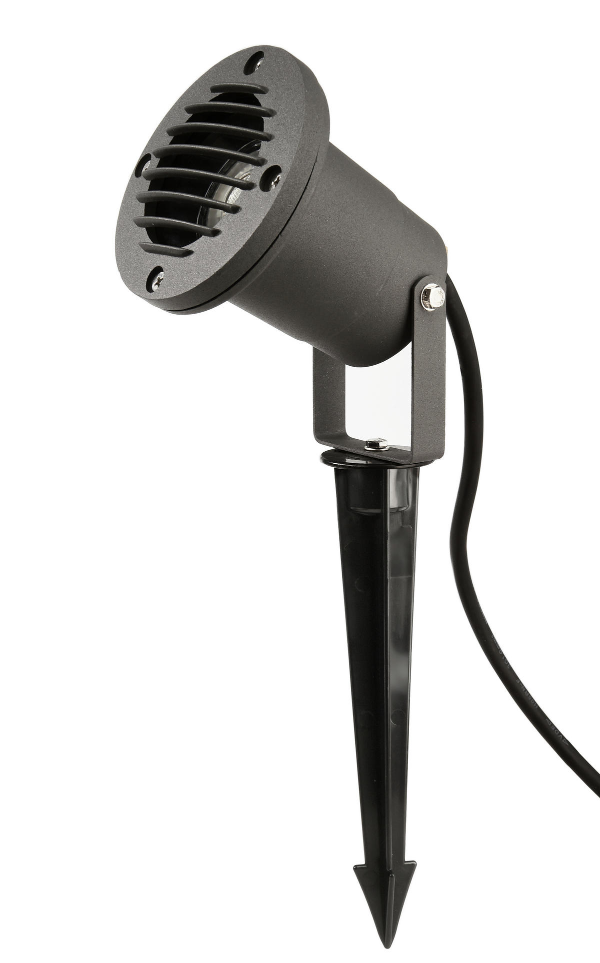 AUßENLEUCHTE Spiky 10/35 cm  - Schwarz, KONVENTIONELL, Metall (10/35cm)