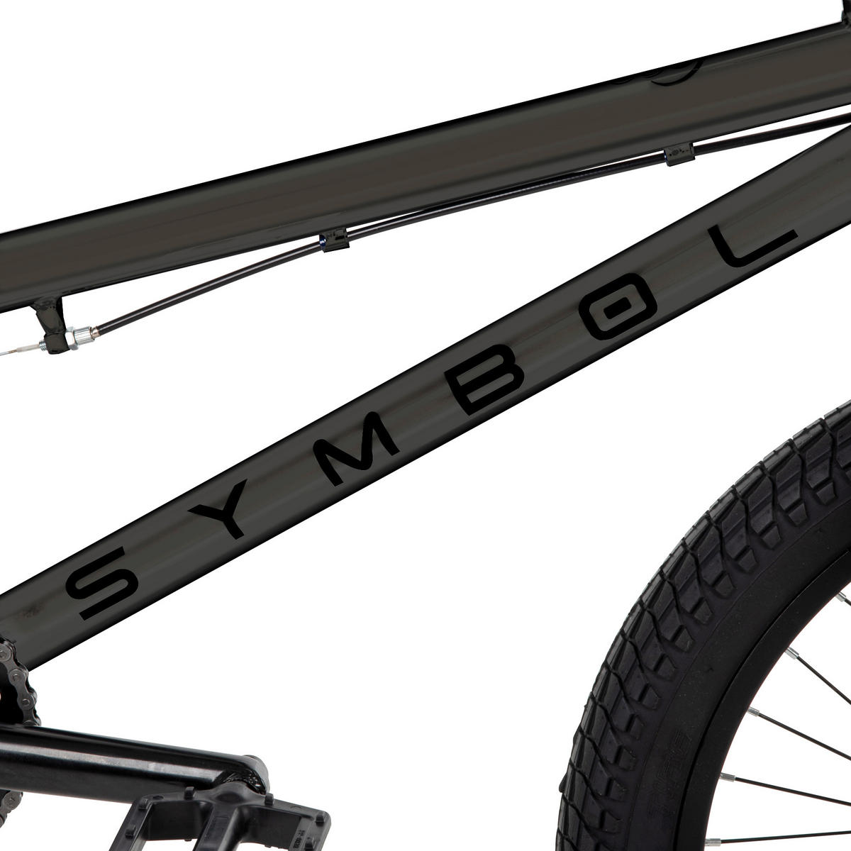 BMX 20 Zoll  - Dunkelgrau, Basics, Metall (72,5/96/144cm)