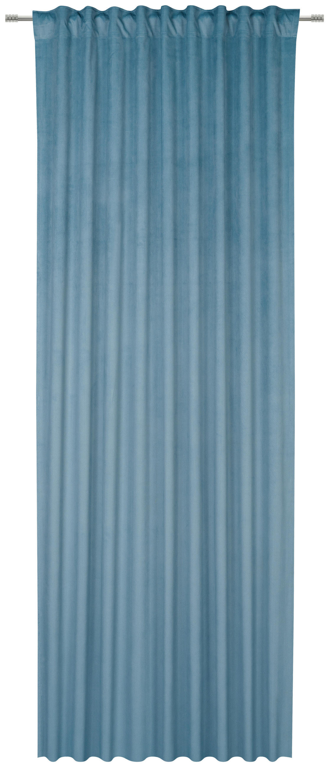 GARDINLÄNGD halvtransparent  - blå, Klassisk, textil (140/245cm) - Esposa