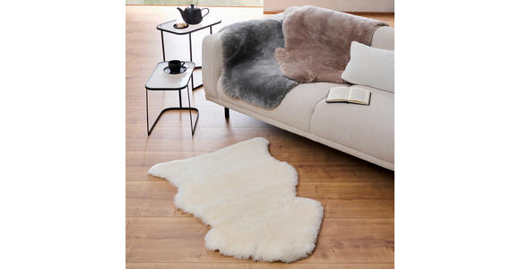 SCHAFFELL 60/90 cm Sidney  - Schlammfarben, Trend, Fell (60/90cm) - Linea Natura