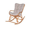 SCHAUKELSTUHL in Honig  - Creme/Honig, Natur, Holz/Textil (65/96/122cm) - MID.YOU