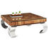 COUCHTISCH in Holz, Metall, Glas 100/100/40 cm - Silberfarben/Sheeshamfarben, Design, Glas/Holz (100/100/40cm) - Landscape COUCHTISCH in Holz, Metall, Glas 100/100/40 cm - Silberfarben/Sheeshamfarben, Design, Glas/Holz (100/100/40cm) - Landscape