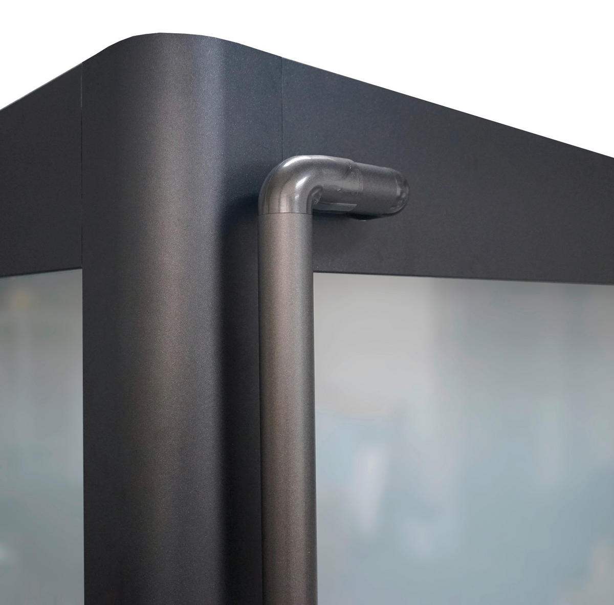 REGENFALLROHR  - Dunkelgrau, Basics, Kunststoff (5/220cm)