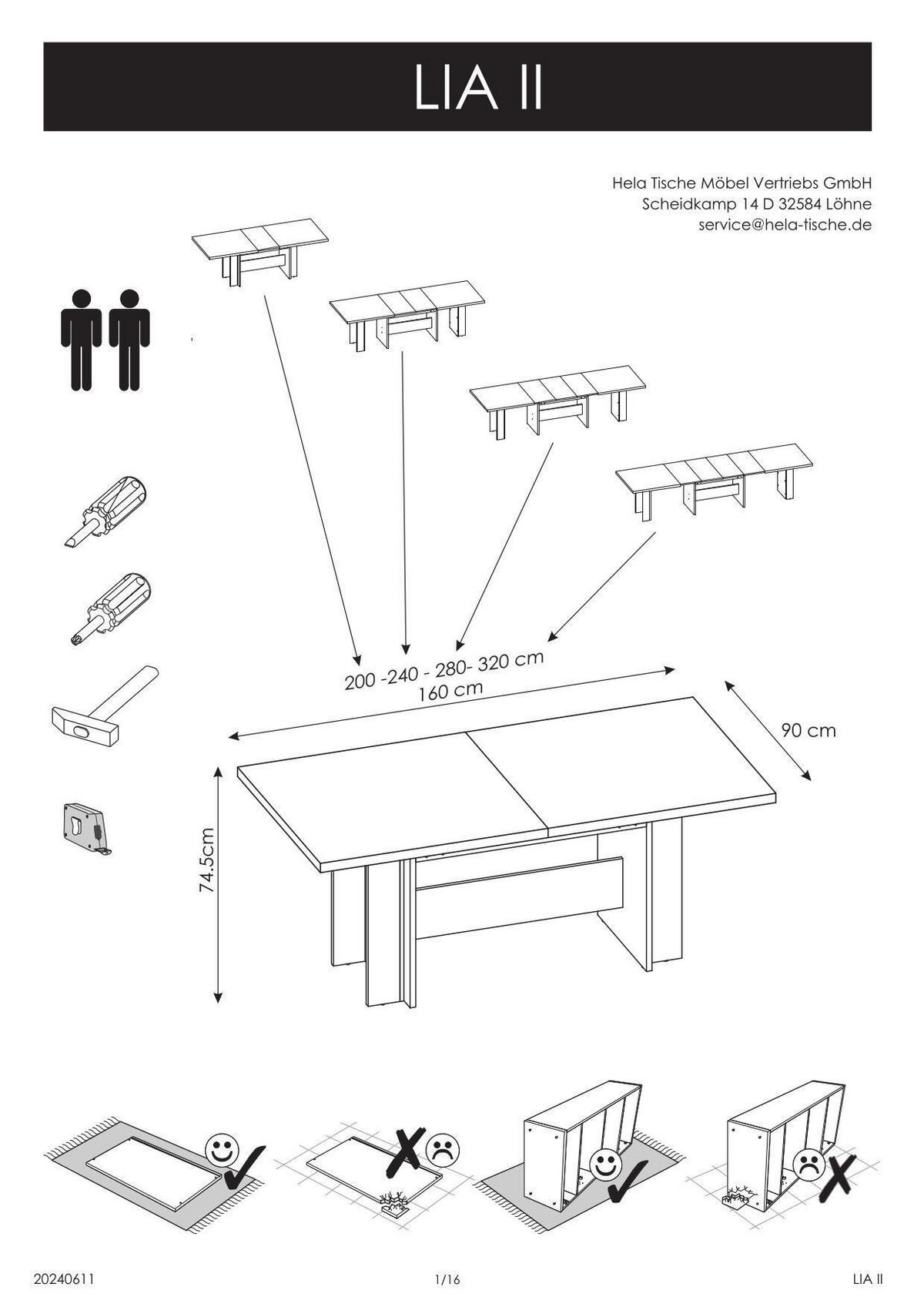 TISCHGRUPPE   - Eichefarben/Beige, MODERN, Textil/Metall (160-320/76/90cm) - MID.YOU