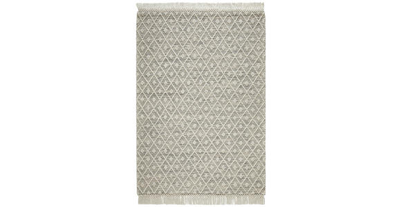 HANDWEBTEPPICH 130/190 cm Sylt Grau  - Grau, Natur, Textil (130/190cm) - Linea Natura