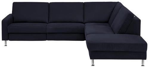 HÖRNSOFFA i flatväv blå  - aluminiumfärg/blå, Design, metall/textil (275/242cm) - Dieter Knoll