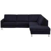 HÖRNSOFFA i flatväv blå  - aluminiumfärg/blå, Design, metall/textil (275/242cm) - Dieter Knoll