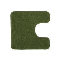 WC-VORLEGER Waldgrün  - Waldgrün, Basics, Kunststoff/Textil (55/55/3cm) - Kleine Wolke