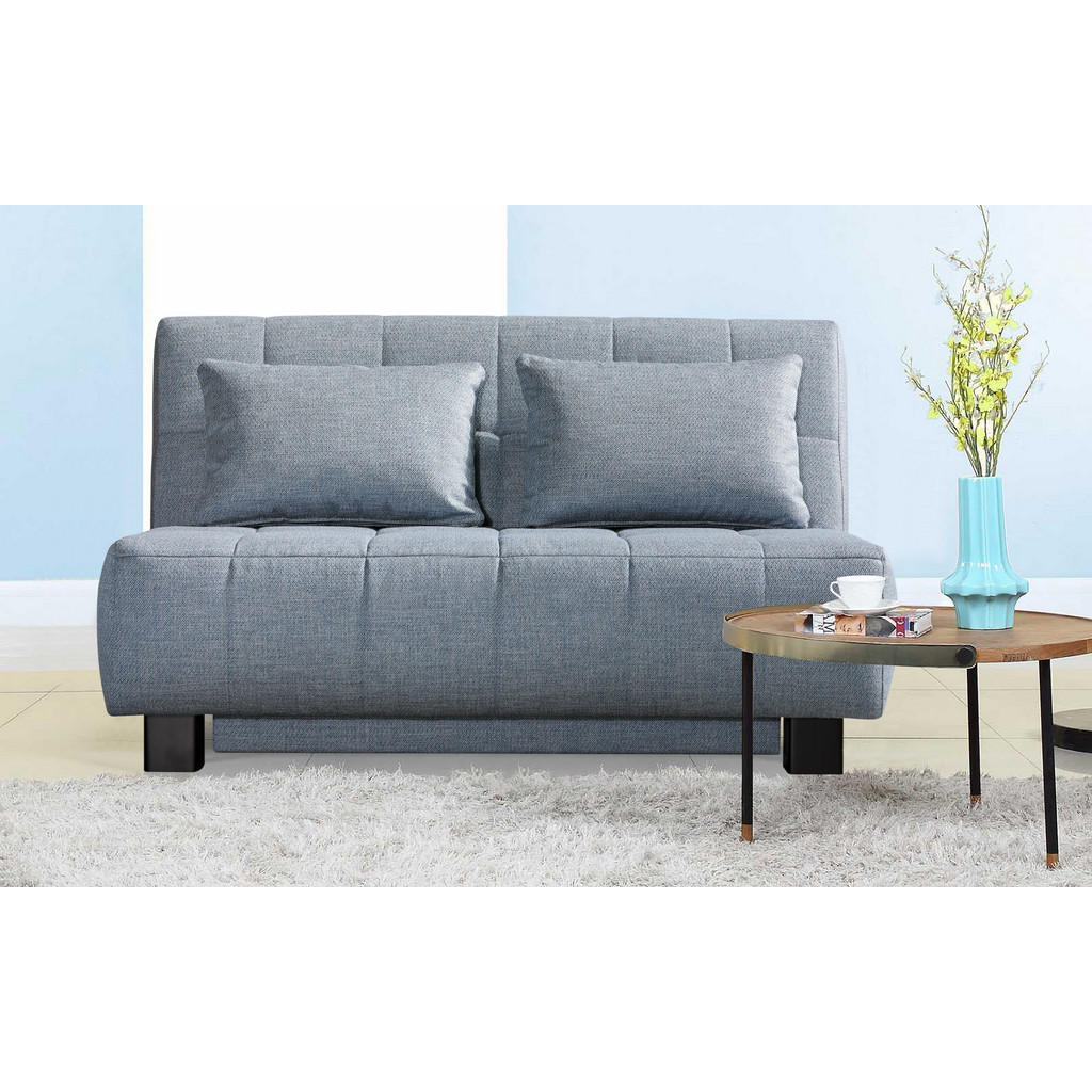 Thumbnail - Novel Schlafsofa Juice, Hellblau, Textil, Uni, 2-Sitzer, 145x92x102 cm, Stoffauswahl, Schlafen auf Sitzhöhe, Kinder- & J...