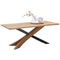 ESSTISCH in Holz, Metall 190/95/76 cm  - Eichefarben/Anthrazit, Natur, Holz/Metall (190/95/76cm) - Valnatura