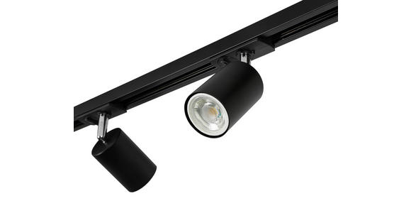 SCHIENENSYSTEM - Chromfarben/Schwarz, Trend, Kunststoff/Metall (110/104/14cm) - Novel