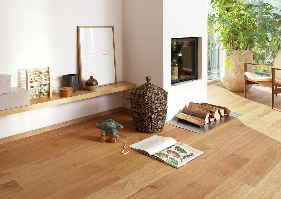 LANDHAUSDIELE Puristico Trend Eiche Natur 1000012901  per  m² - Eichefarben, Trend, Holz (220,5/17,6/1,3cm) - Tilo