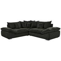 Freisteller von Carryhome ECKSOFA Dunkelgrün Velours.