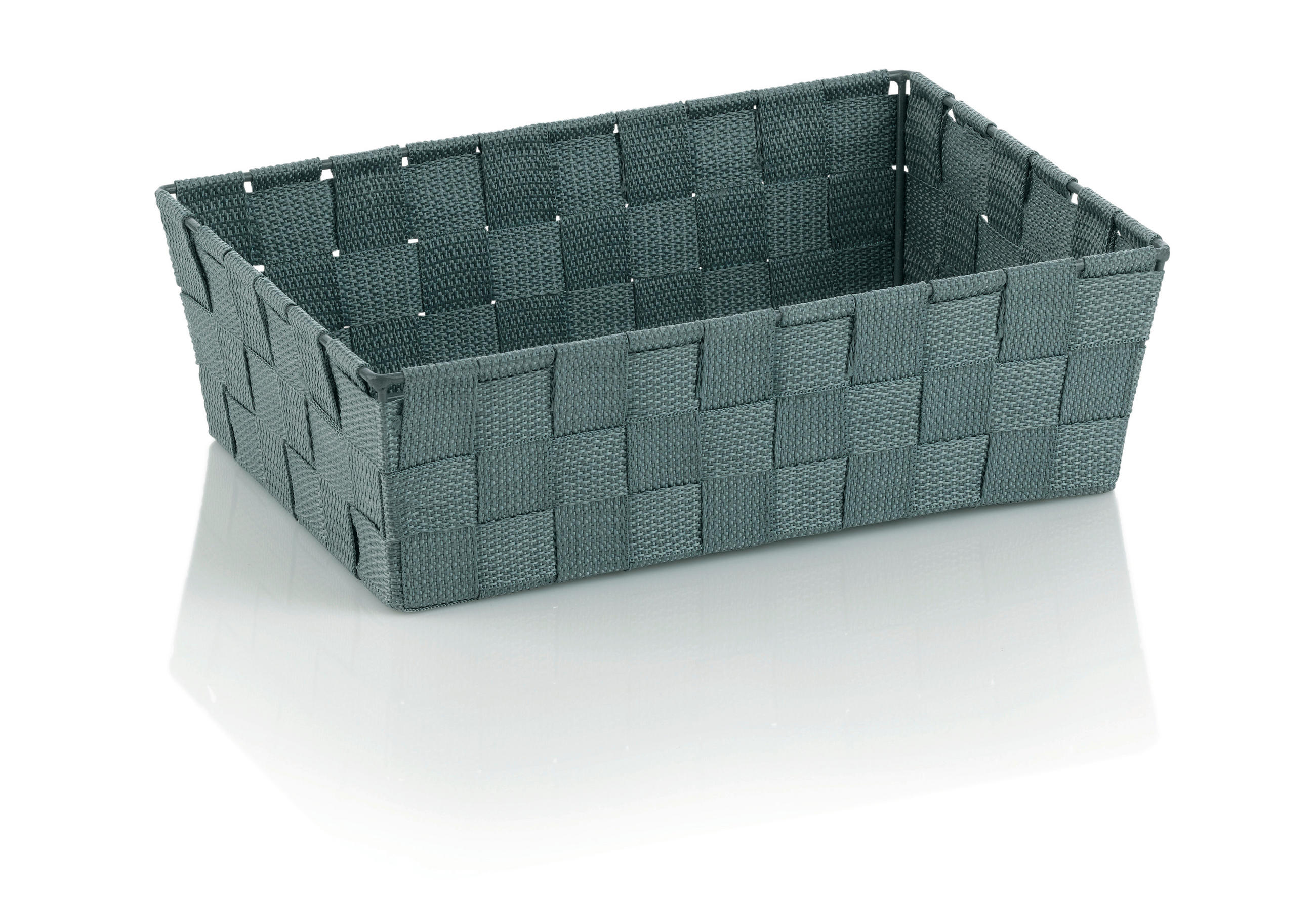 KOŠARA   29,5/20,5/8,5 cm      - siva, Konvencionalno, tekstil (29,5/20,5/8,5cm) - Kela