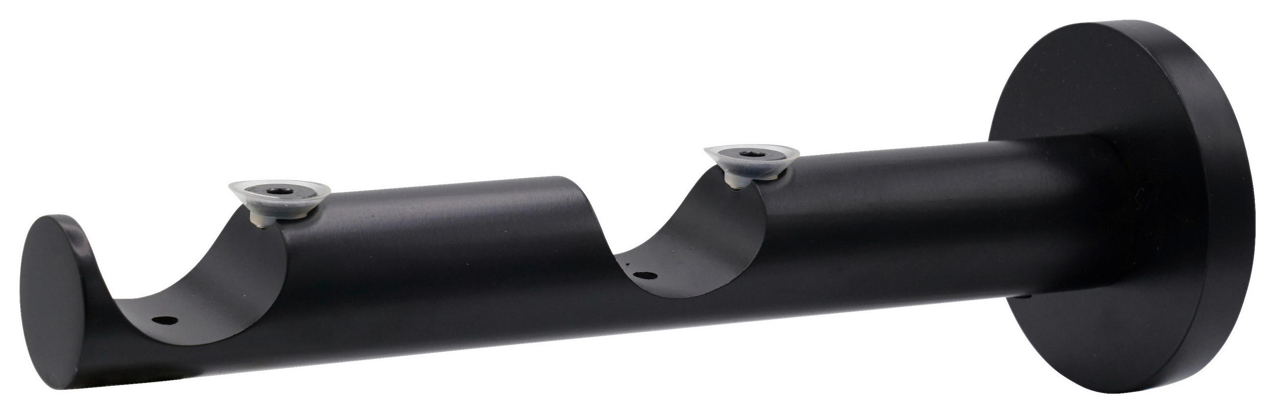 Consolă Dublă Deschisă  - negru, Basics, metal (16,5/5,3/5,3cm) - Homeware