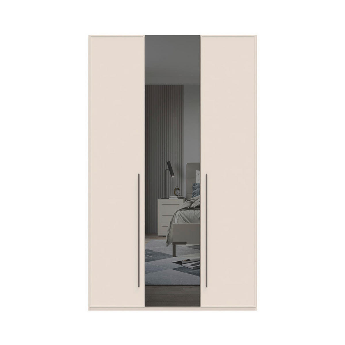 ORMAR SA KLASIČNIM VRATIMA kašmir  317/224/56 cm  - kašmir, Dizajnerski, metal/pločasti materijal (317/224/56cm)