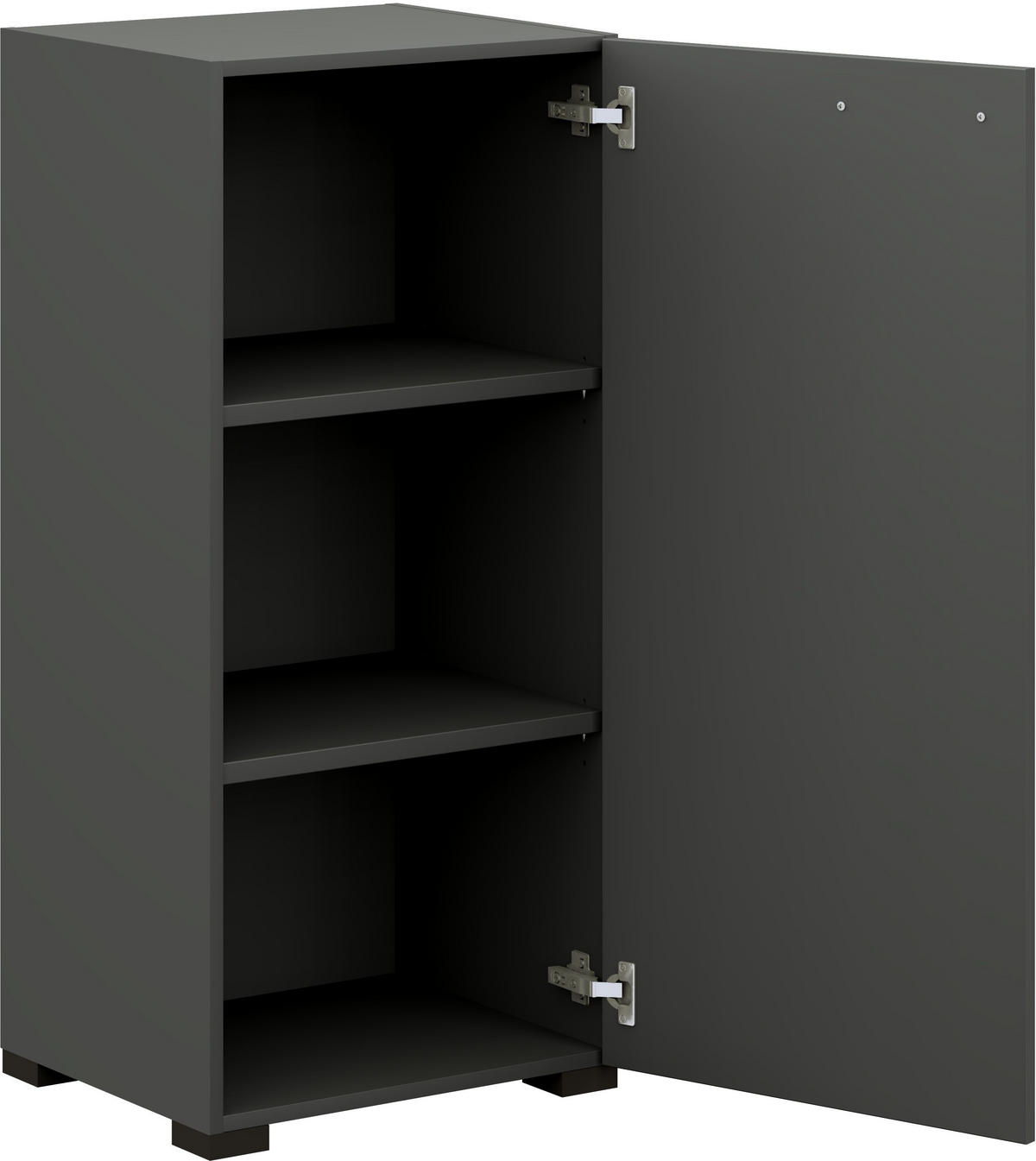 KOMMODE 50/108/41,9 cm  in Graphitfarben  - Anthrazit/Graphitfarben, Design, Holzwerkstoff/Metall (50/108/41,9cm) - Cantus