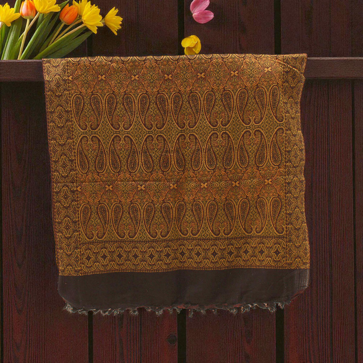 DEKORANYAG fm - többszínű/zöld, Basics, textil (105/215cm)