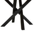 ESSTISCH in Holz, Metall 130/130/76 cm  - Schwarz/Akaziefarben, LIFESTYLE, Holz/Metall (130/130/76cm) - Landscape