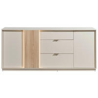 WOHNWAND  in Kaschmir  238/202/40 cm  - Kaschmir/Silberfarben, Design, Holzwerkstoff/Kunststoff (238/202/40cm) - MID.YOU
