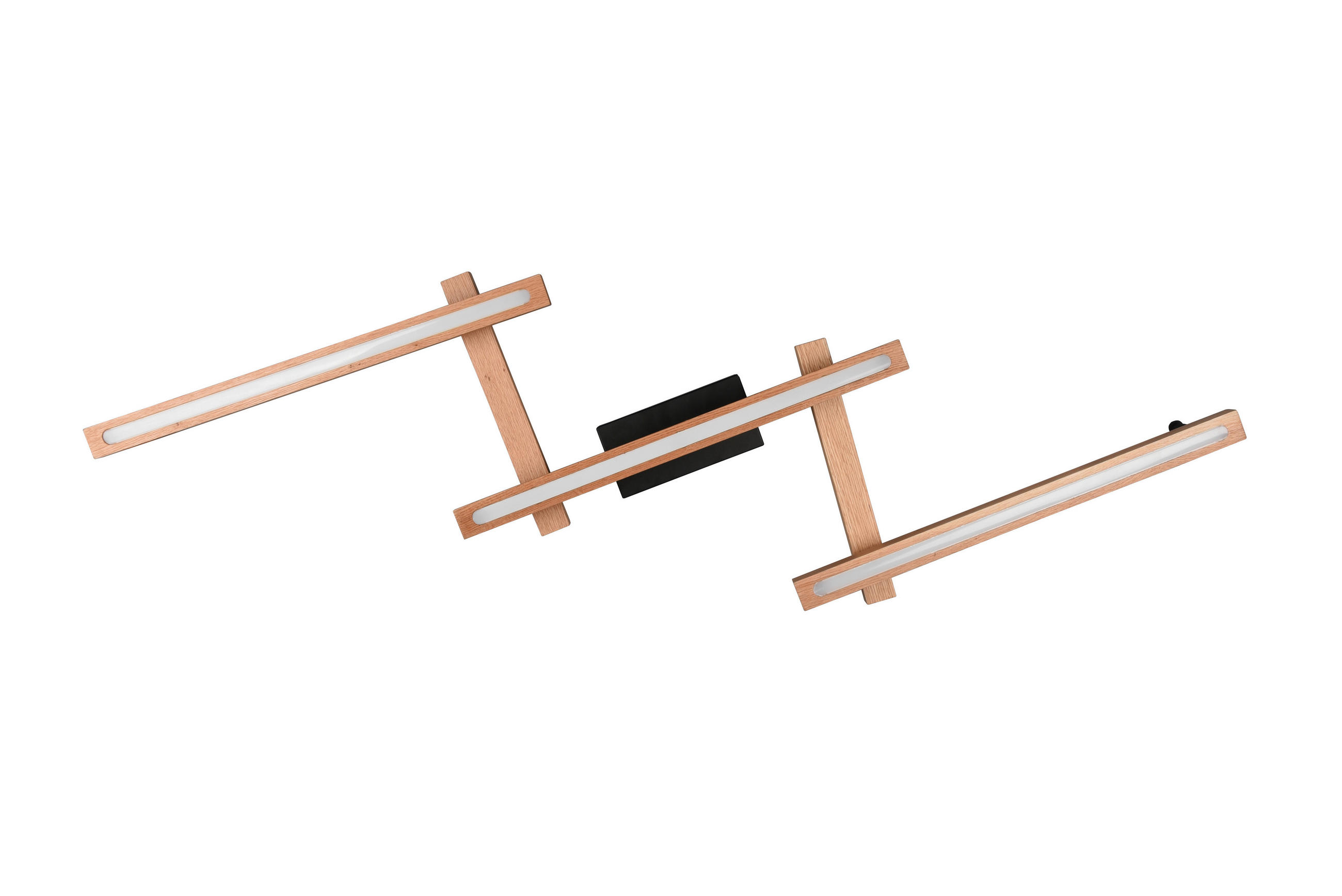 LED-DECKENLEUCHTE 36 W    180/13/10 cm  - Naturfarben, Basics, Holz (180/13/10cm) - Trio Leuchten
