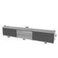 LOWBOARD  250/37,5/37 cm  hängend  - Eichefarben/Anthrazit, Natur, Glas/Holz (250/37,5/37cm) - Linea Natura
