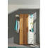 GARDEROBE Eichefarben, Weiß - Eichefarben/Weiß, KONVENTIONELL (115/190/42cm) - Venda