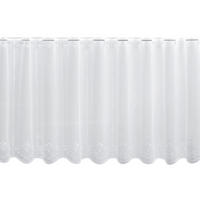 VITRÁZSFÜGGÖNY 45 cm  - fehér, Basics, textil (45cm)