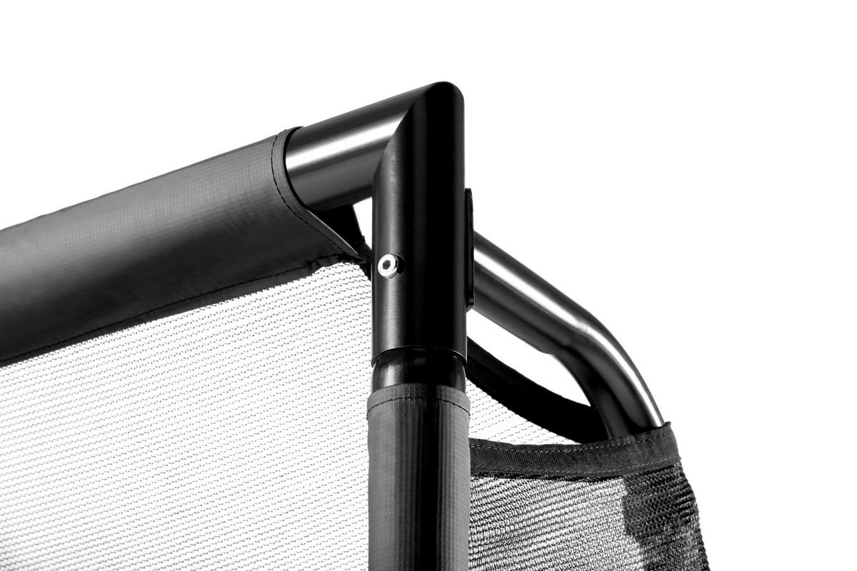 FUßBALLTOR - Schwarz, KONVENTIONELL, Kunststoff/Metall (220/170/80cm) - Salta