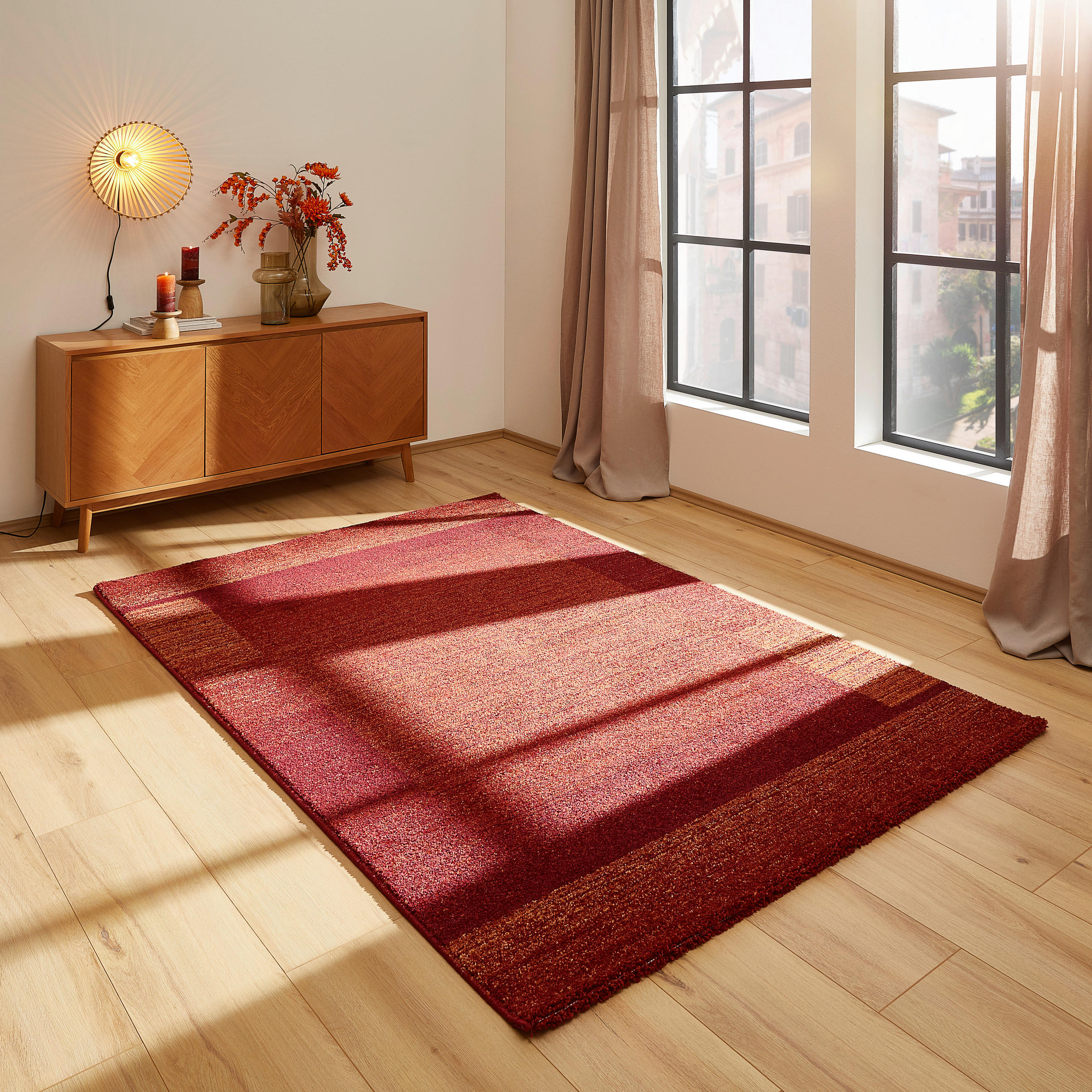 WEBTEPPICH 160/230 cm Terracotta  - Terracotta, LIFESTYLE, Textil (160/230cm) - Novel