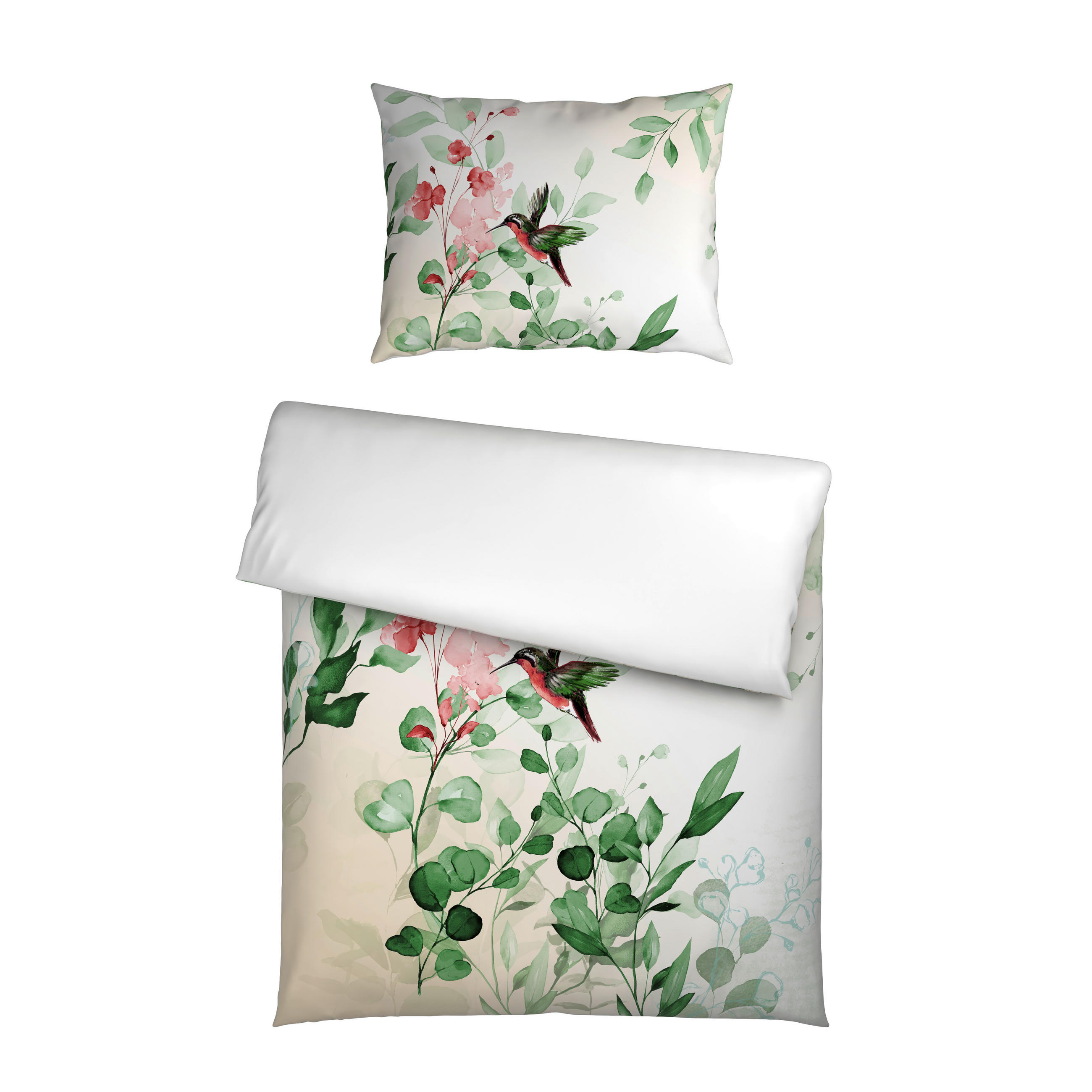 KÉTOLDALAS ÁGYNEMŰHUZAT szatén 140/220 cm  - zöld, textil (140/220cm) - Esposa