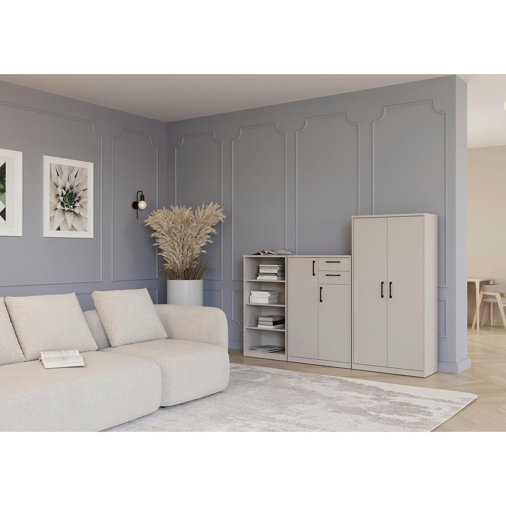 Thumbnail - Xora Highboard, Kaschmir, Holzwerkstoff, 4 Fächer, 72x148x36 cm, Typenauswahl, Wohnzimmer, Kommoden & Sideboards, Highbo...