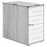 ANSTELLCONTAINER Sonoma Eiche, Weiß - Silberfarben/Schwarz, Design, Kunststoff (43,8/75,6/80cm) - Voleo ANSTELLCONTAINER Sonoma Eiche, Weiß - Silberfarben/Schwarz, Design, Kunststoff (43,8/75,6/80cm) - Voleo
