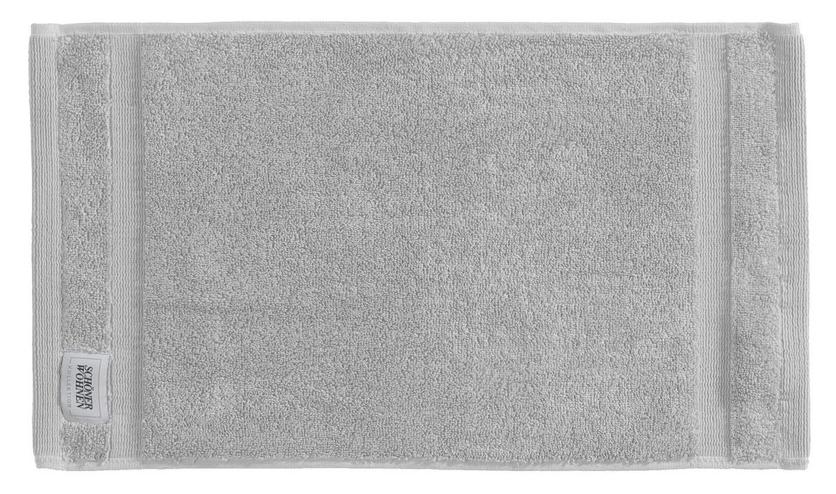 GÄSTETUCH SW-Cuddly Grau  - Grau, Basics, Textil (30/50cm) - Schöner Wohnen
