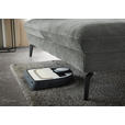 WOHNLANDSCHAFT in Webstoff Hellgrau  - Hellgrau/Schwarz, Design, Textil/Metall (157/354/208cm) - Dieter Knoll