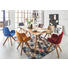 STUHL in Textil Gelb, Eichefarben - Eichefarben/Gelb, Design, Holz/Textil (63/86/57cm) - Valdera STUHL in Textil Gelb, Eichefarben - Eichefarben/Gelb, Design, Holz/Textil (63/86/57cm) - Valdera