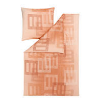 BETTWÄSCHE Atelier Makosatin 135/200 cm  - Orange, Design, Textil (135/200cm) - Estella