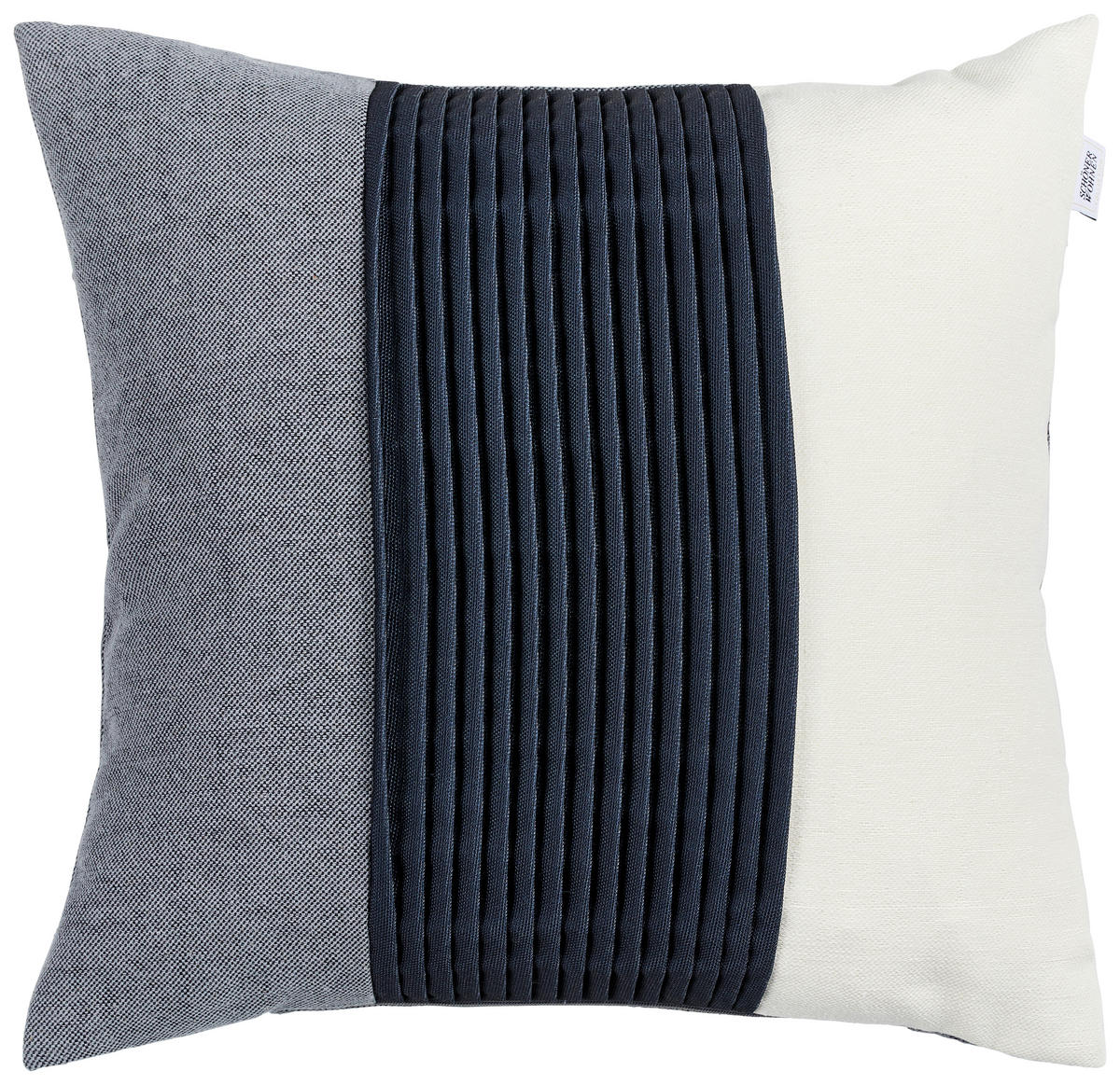 KISSENHÜLLE SW-SCAN 45/45 cm  - Creme/Schwarz, Basics, Textil (45/45cm) - Schöner Wohnen