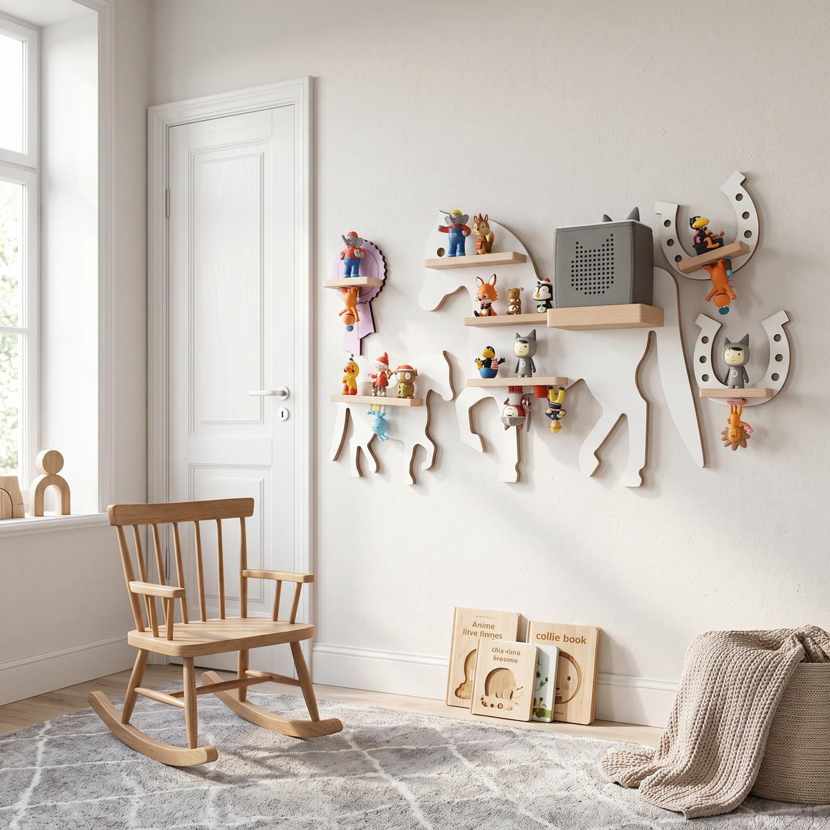 KINDERREGAL  - Weiss, Modern, Holzwerkstoff (46/43/19cm) - Livetastic