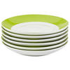 UNTERTASSENSET - Weiß/Grün, Basics, Keramik (14,5cm) - Van Well