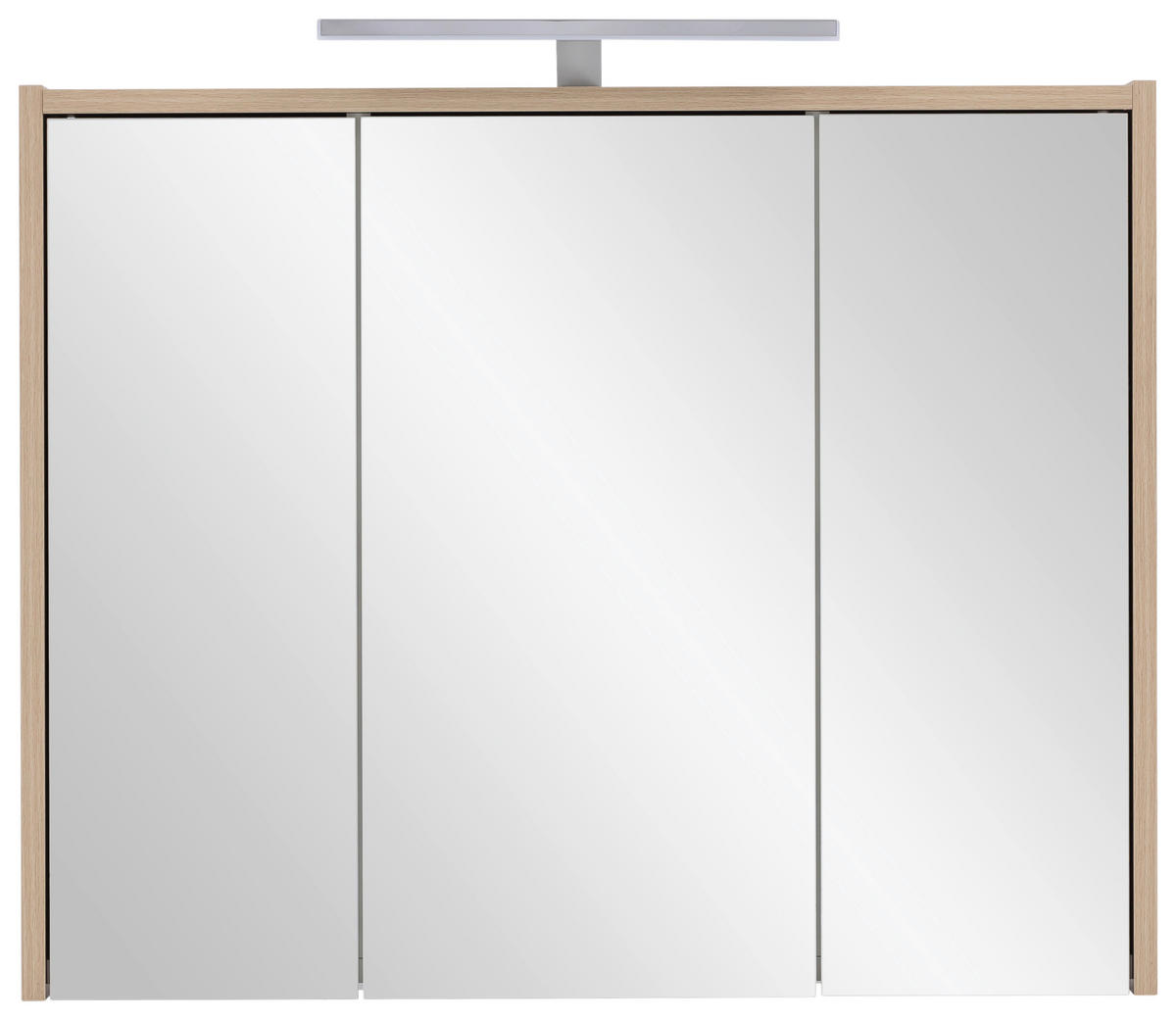 SPIEGELSCHRANK 74,5/64/16 cm  - Eichefarben, MODERN, Glas/Holzwerkstoff (74,5/64/16cm) - MID.YOU