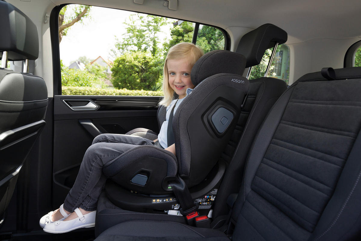 REBOARDER-KINDERSITZ FLAME360 ISOFIX  - Schwarz, Basics, Kunststoff/Textil (44/58/48cm) - Osann