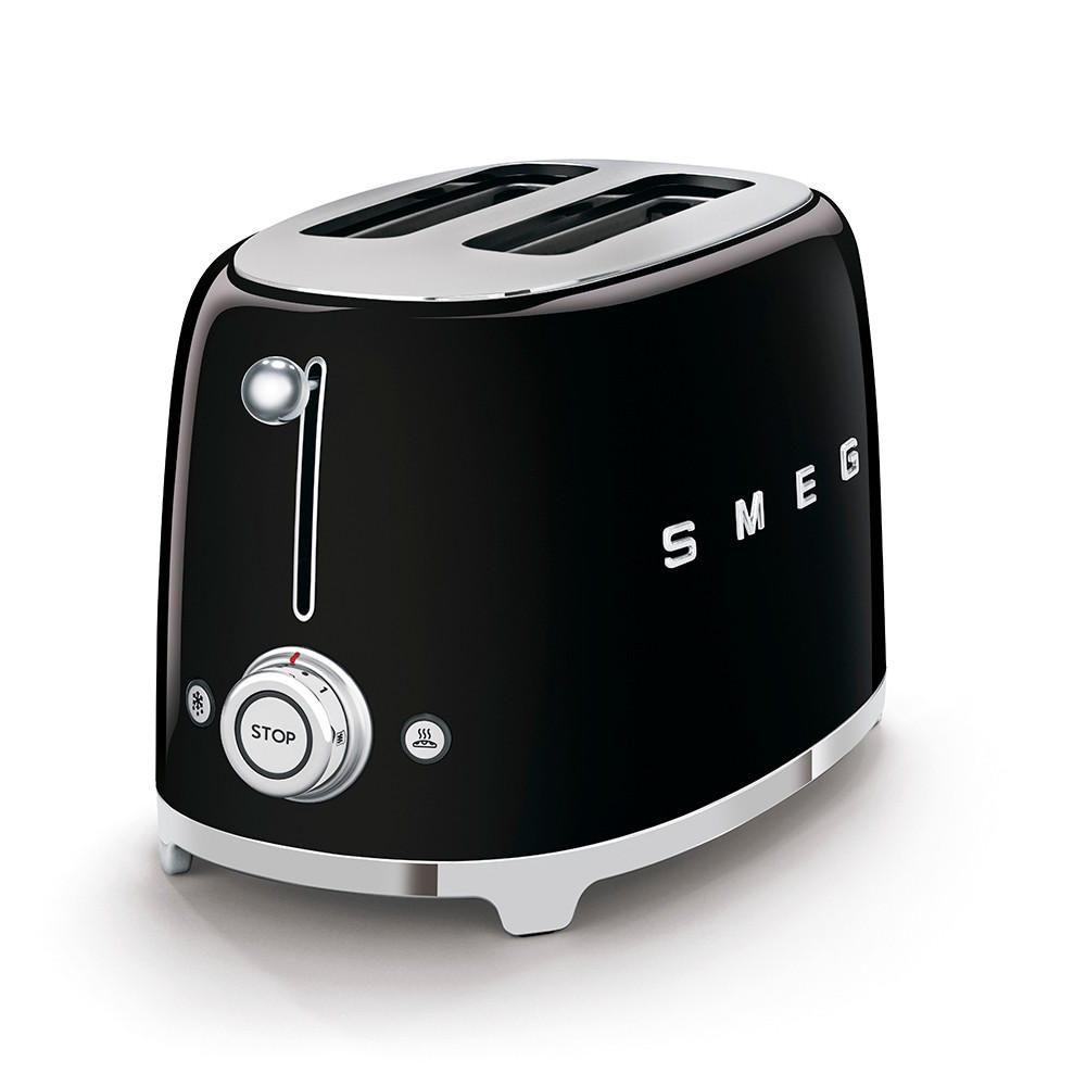TOASTER  - Schwarz, Basics, Metall (31/19,8/19,5cm) - SMEG