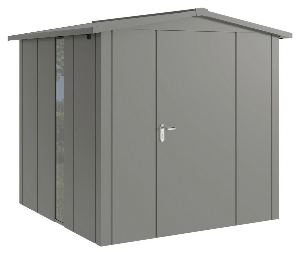 GERÄTEHAUS 237/223/229 cm  - Alufarben, Basics, Metall (237/223/229cm)